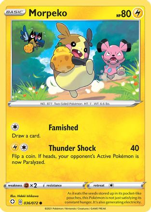 Morpeko (36) - Shining Fates