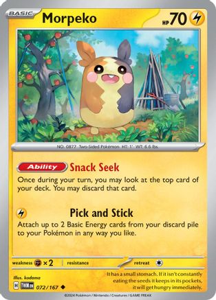 Morpeko (72) Reverse Holofoil - Twilight Masquerade