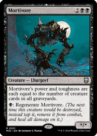 Mortivore (201) Ripple Foil - Commander: Modern Horizons 3