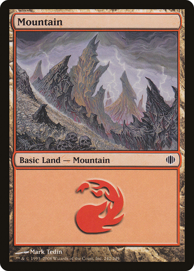 Mountain (242) Foil - Shards of Alara