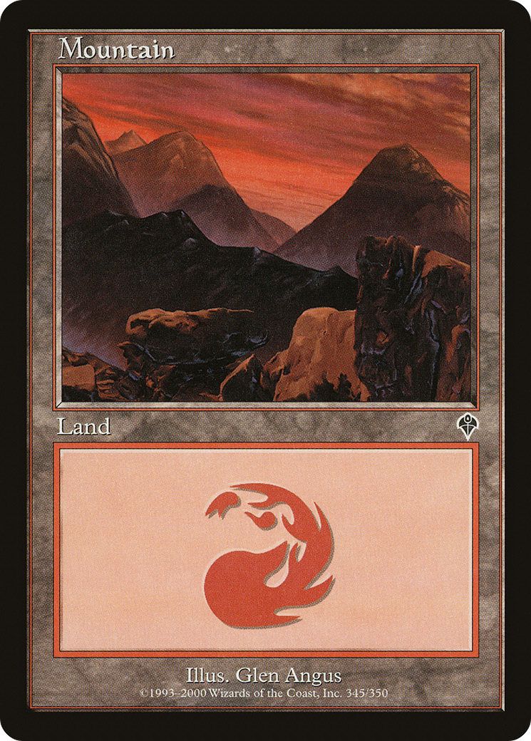 Mountain (345) Foil - Invasion
