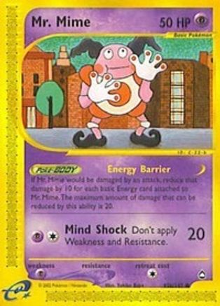 Mr. Mime (95b) Reverse Holofoil - Aquapolis