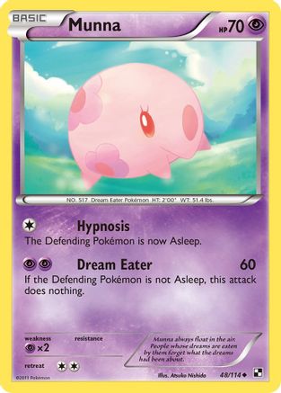 Munna (48) Reverse Holofoil - Black & White