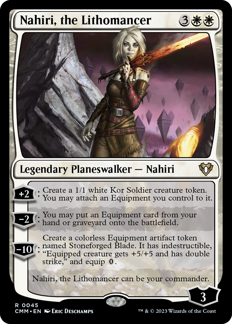 Nahiri, the Lithomancer (045) - Commander Masters