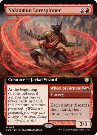 Naktamun Lorespinner (Extended Art) (081) - Commander: Secrets of Strixhaven