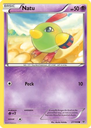 Natu (27) Reverse Holofoil - Roaring Skies