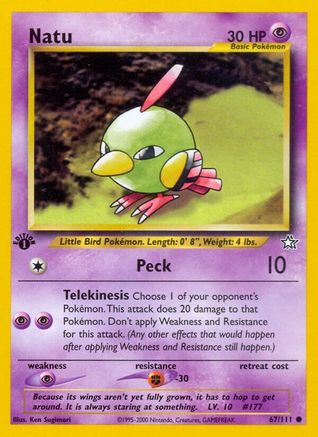 Natu (67) (1st Edition) - Neo Genesis