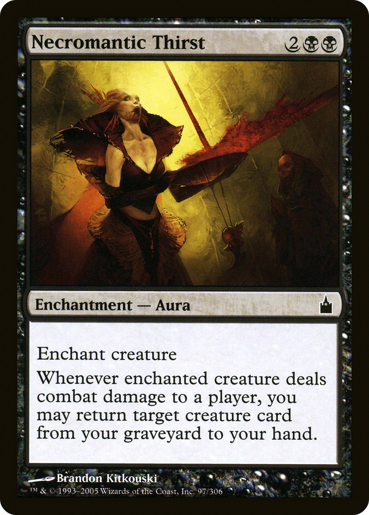 Necromantic Thirst (097) Foil - Ravnica: City of Guilds