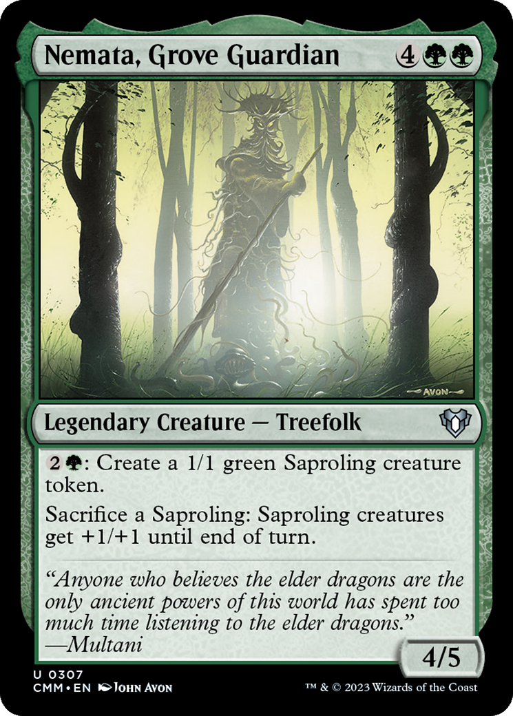 Nemata, Grove Guardian (307) - Commander Masters