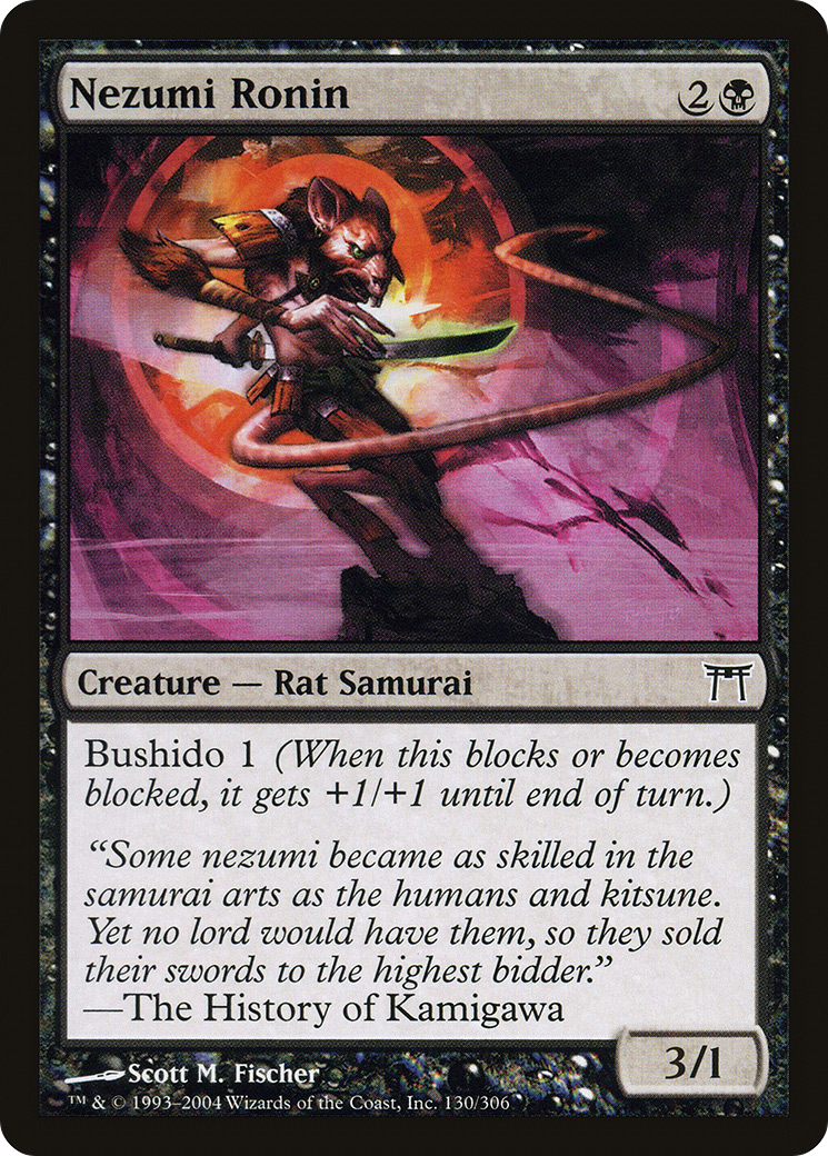 Nezumi Ronin (130) Foil - Champions of Kamigawa