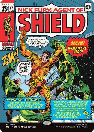 Nick Fury, Agent of S.H.I.E.L.D. (Classic Comic) (389) Foil - Marvel Super Heroes