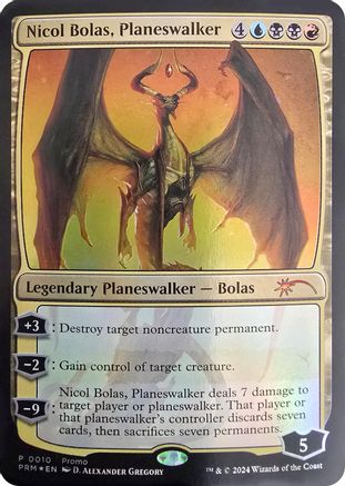 Nicol Bolas, Planeswalker (010) Foil - Media Promos