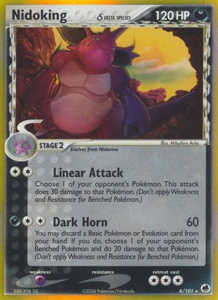 Nidoking (Delta Species) (6) Holofoil - Dragon Frontiers