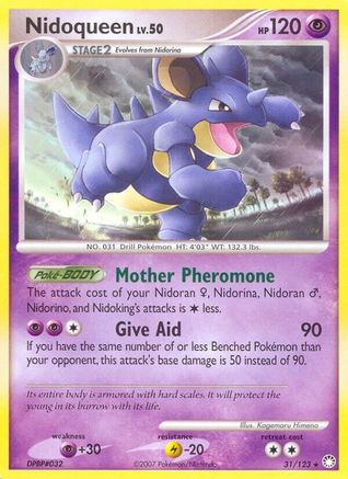 Nidoqueen (31) Reverse Holofoil - Mysterious Treasures
