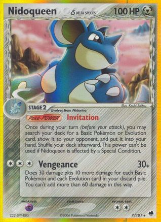 Nidoqueen (Delta Species) (7) Holofoil - Dragon Frontiers