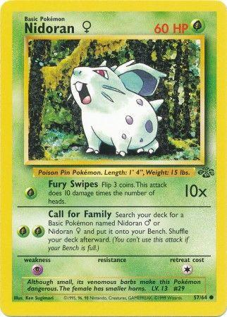 Nidoran F (57) (Unlimited) - Jungle