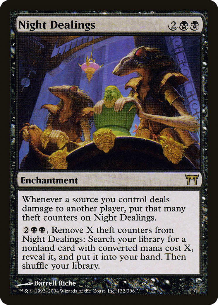 Night Dealings (132) - Champions of Kamigawa