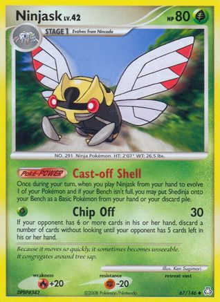 Ninjask (67) Reverse Holofoil - Legends Awakened