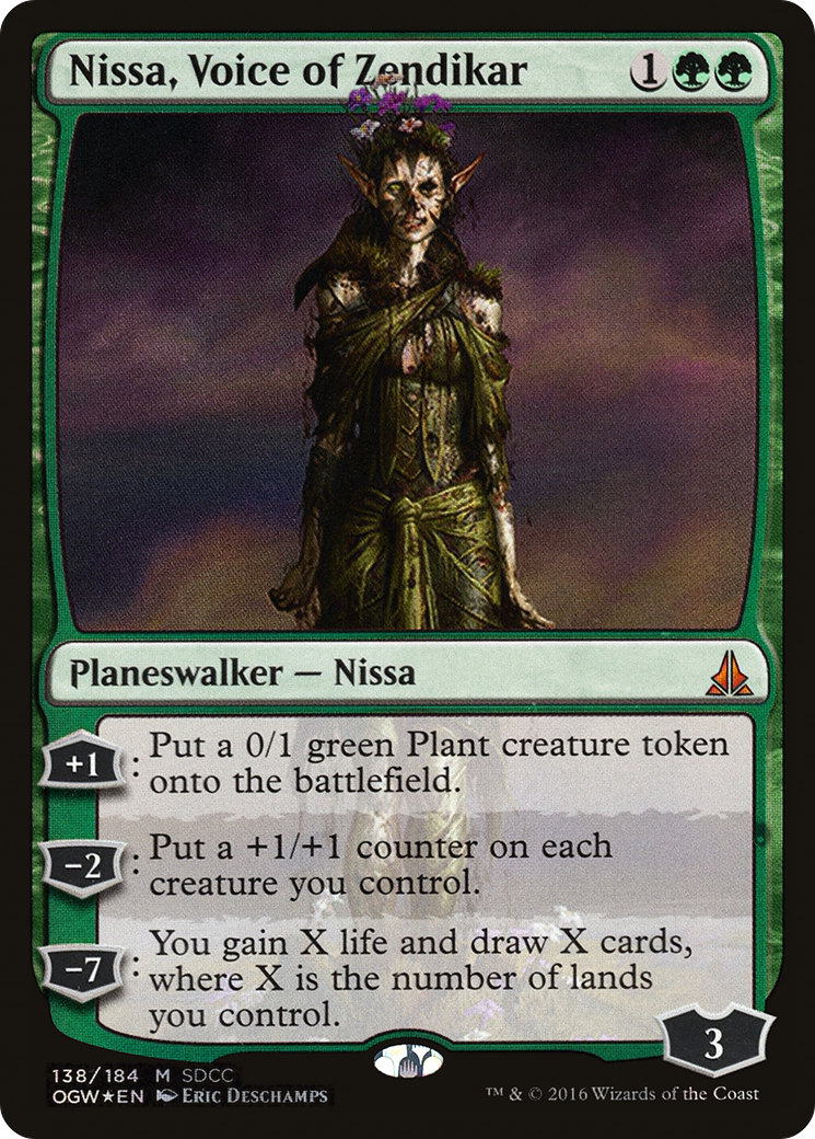 Nissa, Voice of Zendikar (138) Foil - San Diego Comic-Con 2016