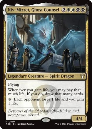 Niv-Mizzet, Ghost Counsel (010) - Commander: Reality Fracture