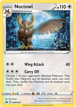 Noctowl (SWSH027) Holofoil - Black Star Promos