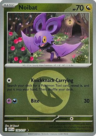 Noibat (Energy Symbol Pattern) (156) Reverse Holofoil - Ascended Heroes
