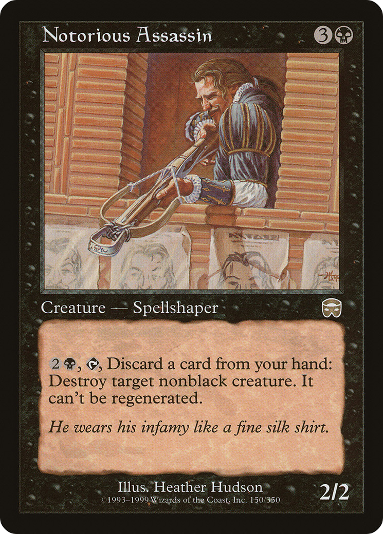 Notorious Assassin (150) - Mercadian Masques