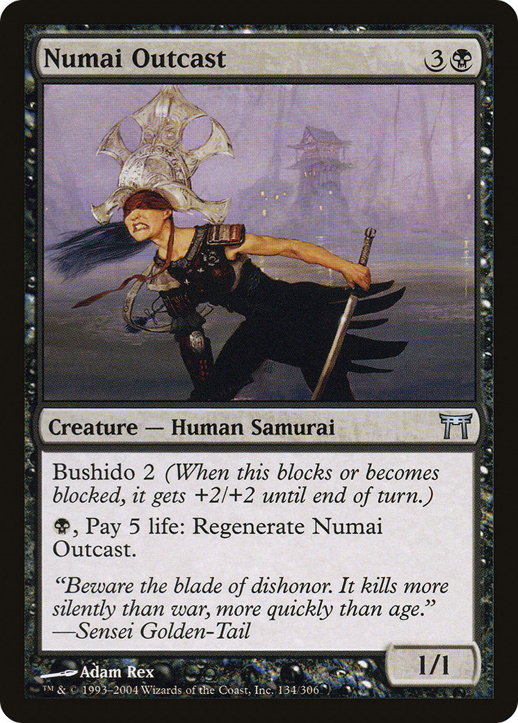 Numai Outcast (134) Foil - Champions of Kamigawa