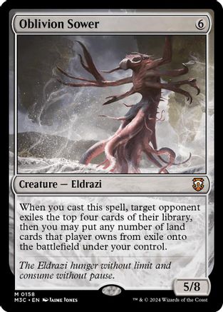Oblivion Sower (158) Ripple Foil - Commander: Modern Horizons 3