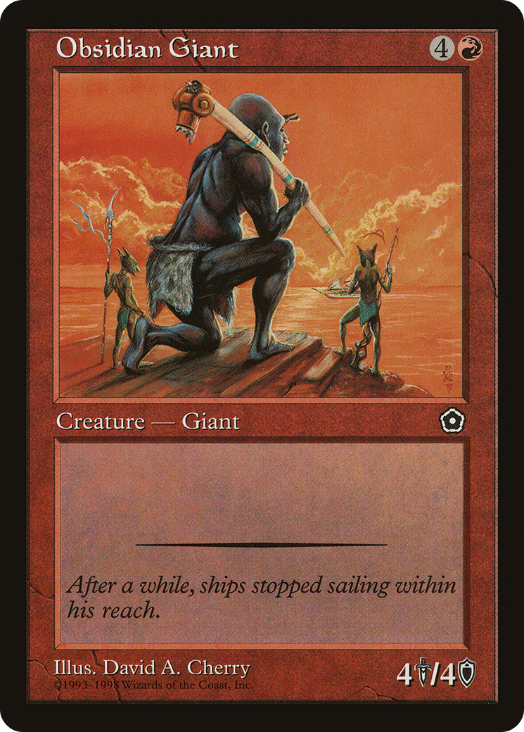 Obsidian Giant - Portal Second Age