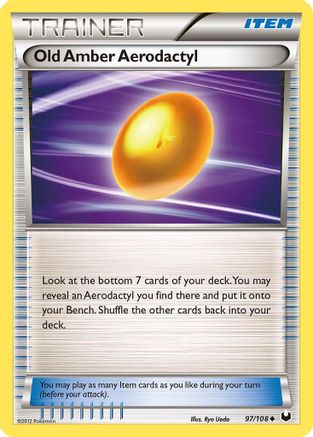 Old Amber Aerodactyl (97) - Dark Explorers