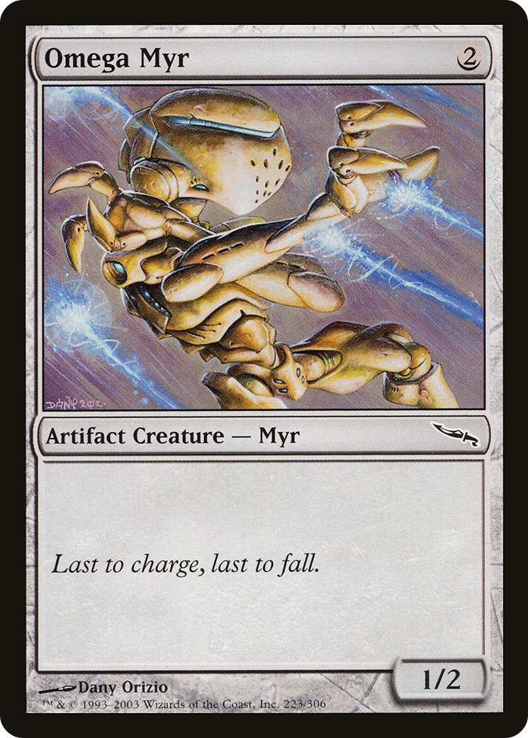 Omega Myr (223) Foil - Mirrodin