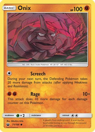 Onix (71) Reverse Holofoil - Celestial Storm