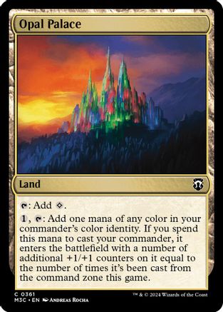Opal Palace (361) Ripple Foil - Commander: Modern Horizons 3