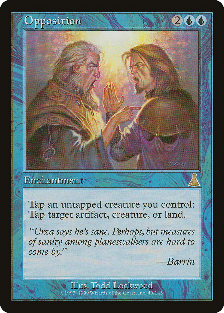 Opposition (040) Foil - Urza's Destiny