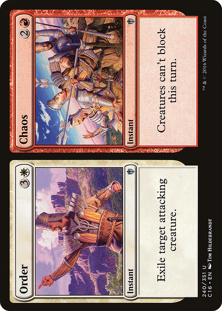 Order // Chaos (240) - Commander 2016