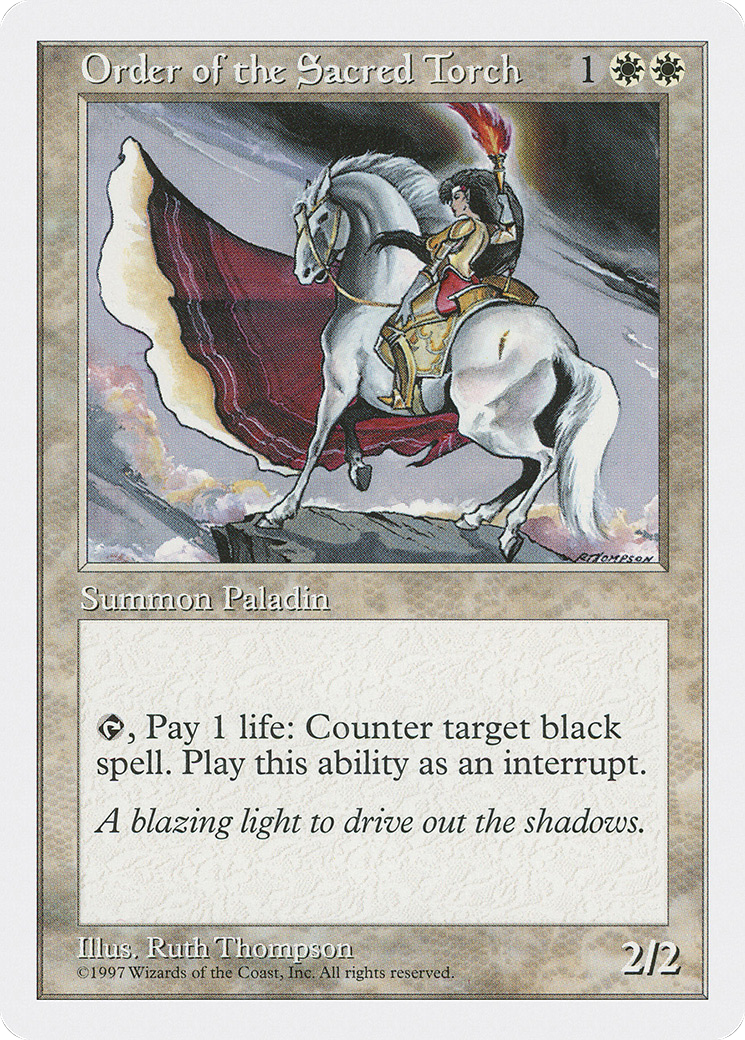 Order of the Sacred Torch - Fifth Edition