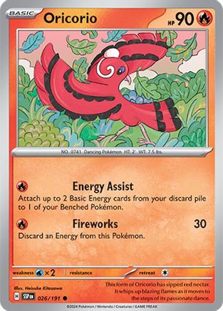 Oricorio (26) - Surging Sparks