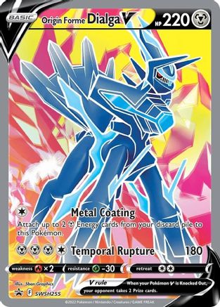 Origin Forme Dialga V (Full Art) (SWSH255) Holofoil - Black Star Promos