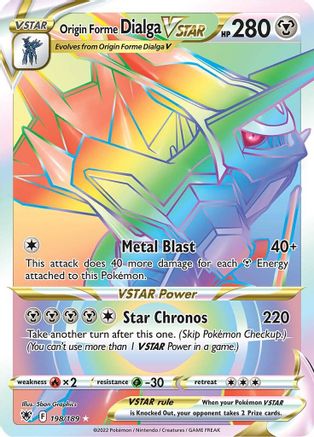 Origin Forme Dialga VSTAR (198) Holofoil - Astral Radiance