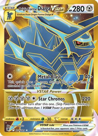 Origin Forme Dialga VSTAR (Gold) (210) Holofoil - Astral Radiance