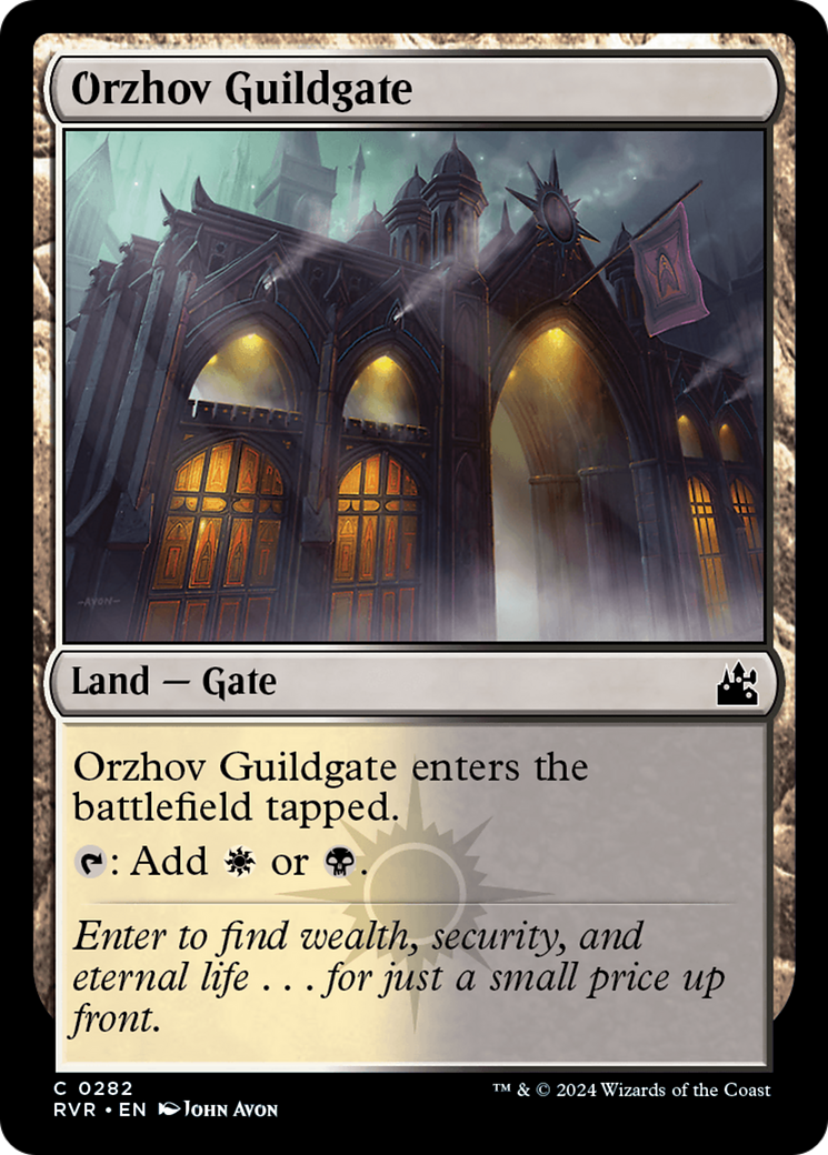 Orzhov Guildgate (282) Foil - Ravnica Remastered
