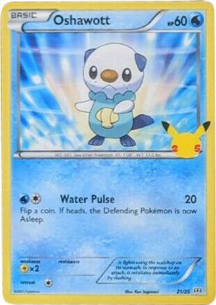 Oshawott (21) - McDonalds 25th Anniversary Promos