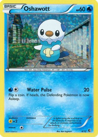 Oshawott (4) Holofoil - McDonalds Promos 2011