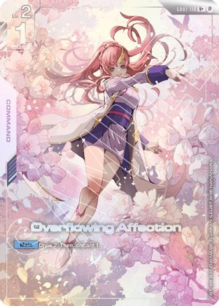 Overflowing Affection (U+) (GD01-118) Holofoil - Edition Beta
