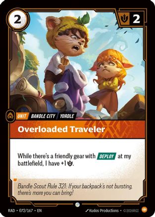 Overloaded Traveler (072) - Radiance