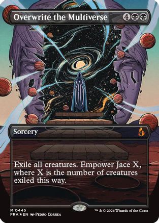 Overwrite the Multiverse (Borderless) (Secret Lair Bundle) (445) Foil - Reality Fracture
