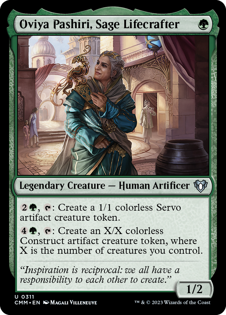 Oviya Pashiri, Sage Lifecrafter (311) - Commander Masters