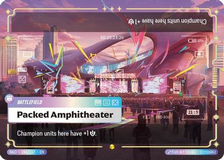 Packed Amphitheater (Overnumbered) (184) Foil - Radiance
