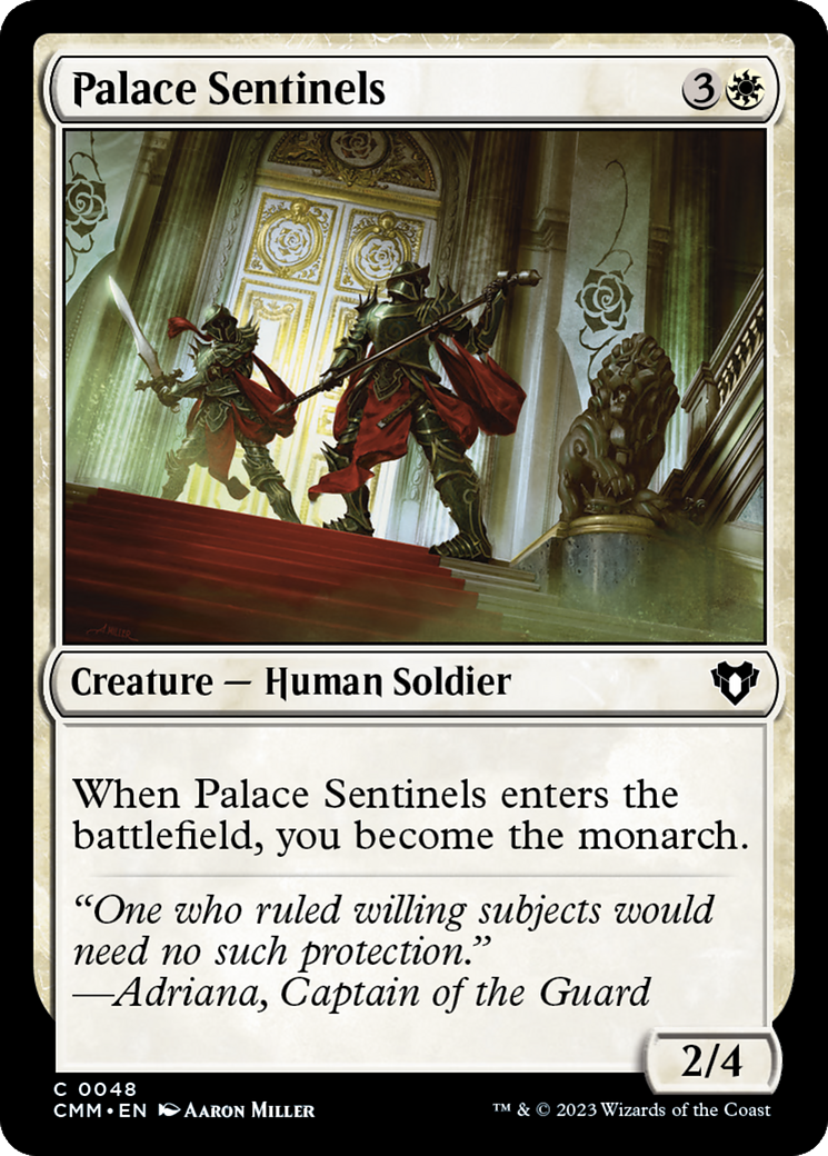 Palace Sentinels (048) Foil - Commander Masters